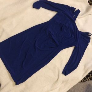 Beautiful bluish purple dress. Wore it once.